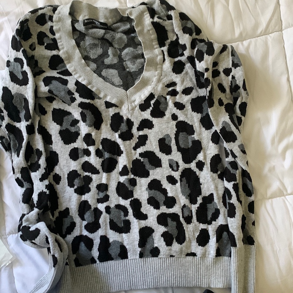 Animal print sweaters